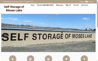 Self Storage of Moses Lake website