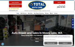 Total Auto Care website