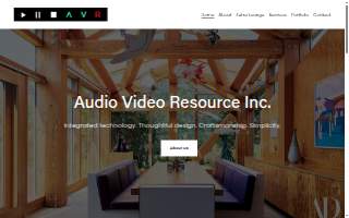Audio Video Resource Inc website