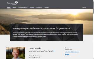 Colin Sands - Private Wealth Advisor, Ameriprise Financial Services, LLC website