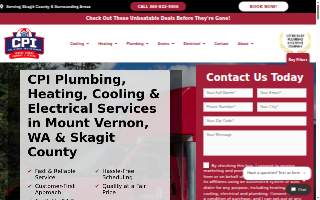 CPI Plumbing & Heating website