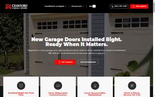 Crawford Garage Doors Inc website