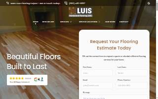 Luis Hardwood Floors Llc. website