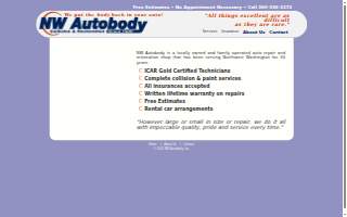 NW AUTOBODY INC. website