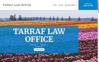 Tarraf Law Office website
