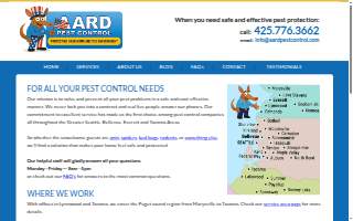 AARD Pest Control of Mountlake Terrace website