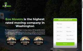 Eco Movers Moving & Storage Lynnwood website