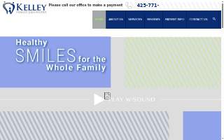 Kelley Family Dentistry website