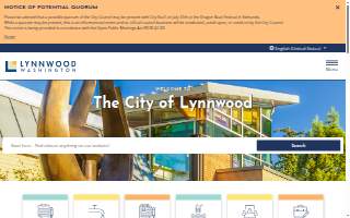 Lynnwood Event Center of Mountlake Terrace website
