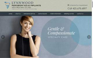 Lynnwood Periodontics & Implants website