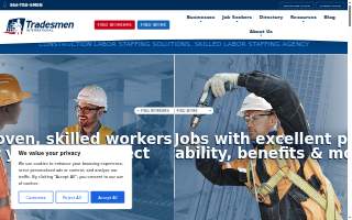 Tradesmen International, LLC website