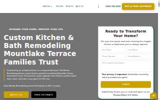 Vital Needs Remodeling - Kitchen & Bath of Mountlake Terrace website