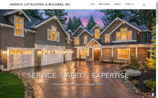 America 1st Roofing & Builders, Inc website
