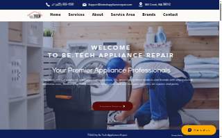 Be Tech Appliance Repair website