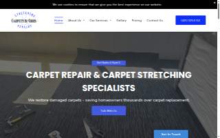 Carpets by Chris Stretching & Repair website