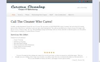 Carsten Cleaning website
