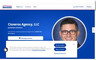 Cisneros Agency, LLC American Family Insurance website