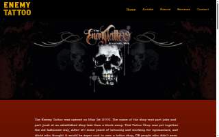 Enemy Tattoo website