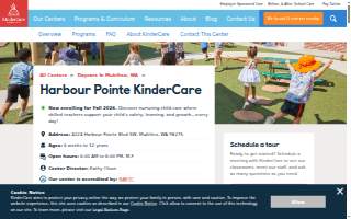 Harbour Pointe KinderCare website