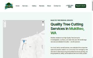 High Quality Tree Service website