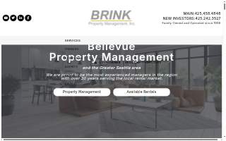 Brink Property Management of Newcastle website