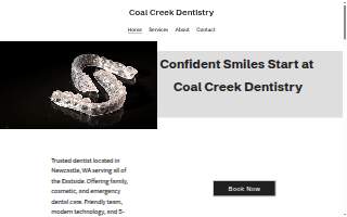 Coal Creek Dentistry website