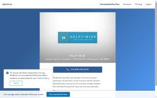 Helptimize website