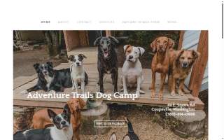 Adventure Trails Dog Camp LLC website
