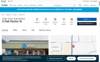 AT&T Store of Oak Harbor website