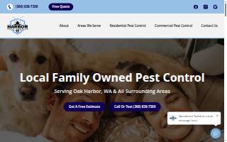 Harbor Pest Control website
