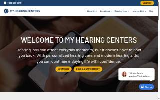 My Hearing Centers of Oak Harbor website