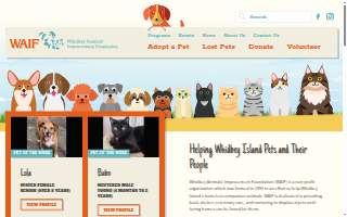WAIF Thrift Shop website