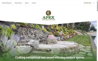 Apex Landscape Solutions website