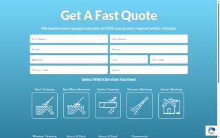 Bayside Exterior Cleaning website