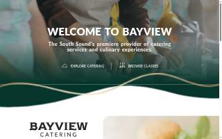 Bayview Catering website