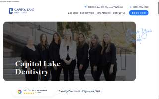 Capitol Lake Dentistry website