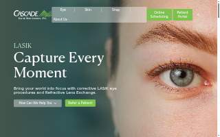 Cascade Eye & Skin Centers, PC website