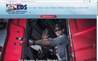Commercial Driver School website
