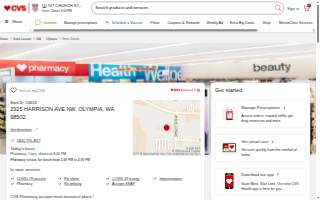 CVS Pharmacy website