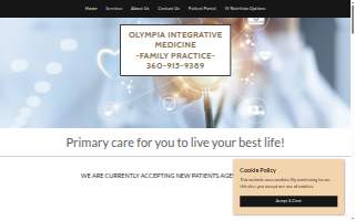 Olympia Integrative Medicine-Family Practice Clinic website