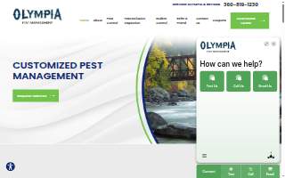 Olympia Pest Management website