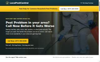 Pest Control website