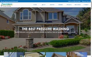 Poseidon Pressure Washing LLC of Olympia website