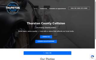 Thurston County Collision website