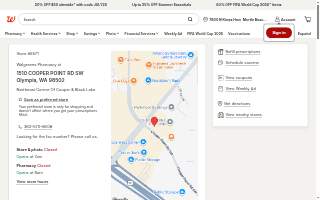Walgreens Pharmacy website