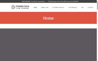 Affordable Family Law Center of Orchards website