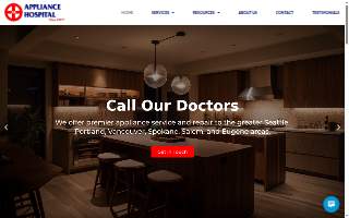 Appliance Hospital of Orchards website