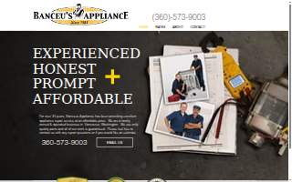 Banceu's Appliance website