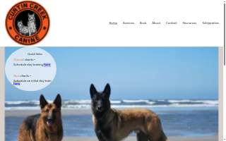 Curtin Creek Canine website