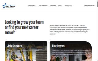 Hire Source Staffing Services of Orchards website